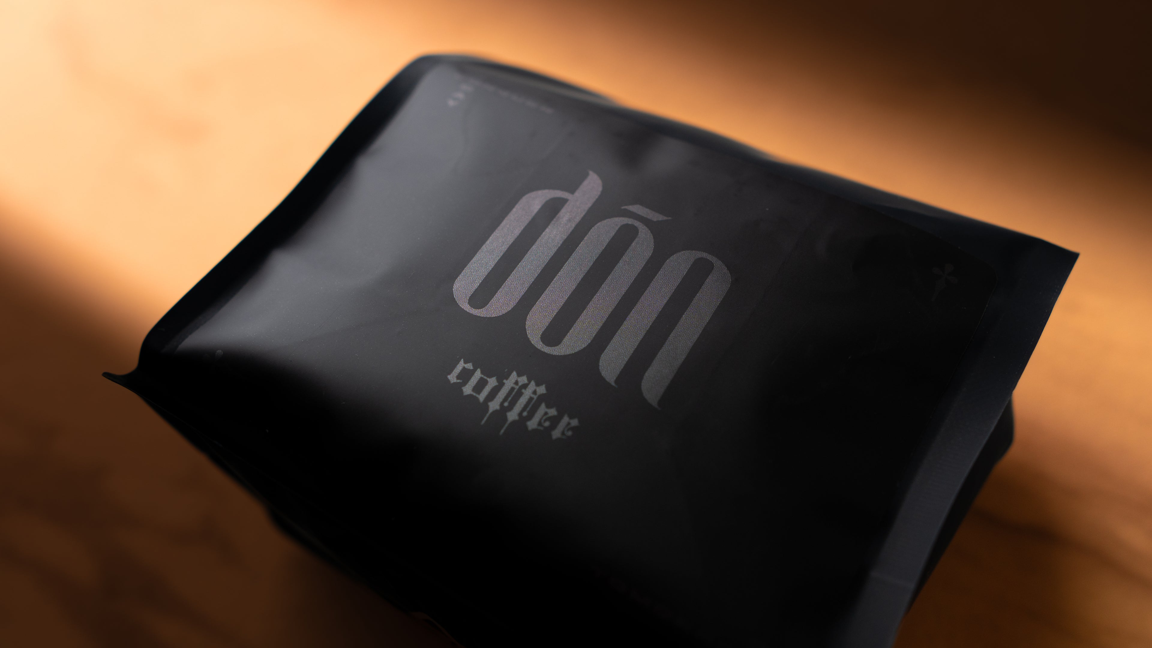 Luxury Don Coffee bag with artisan roasted coffee beans — small batch, specialty grade coffee